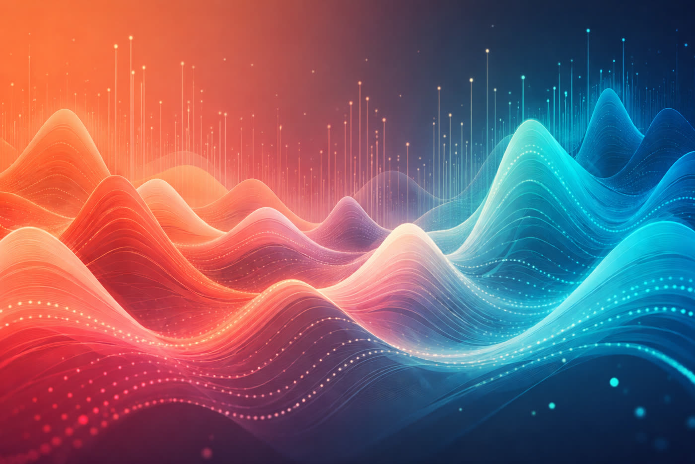 Mix waveform visual